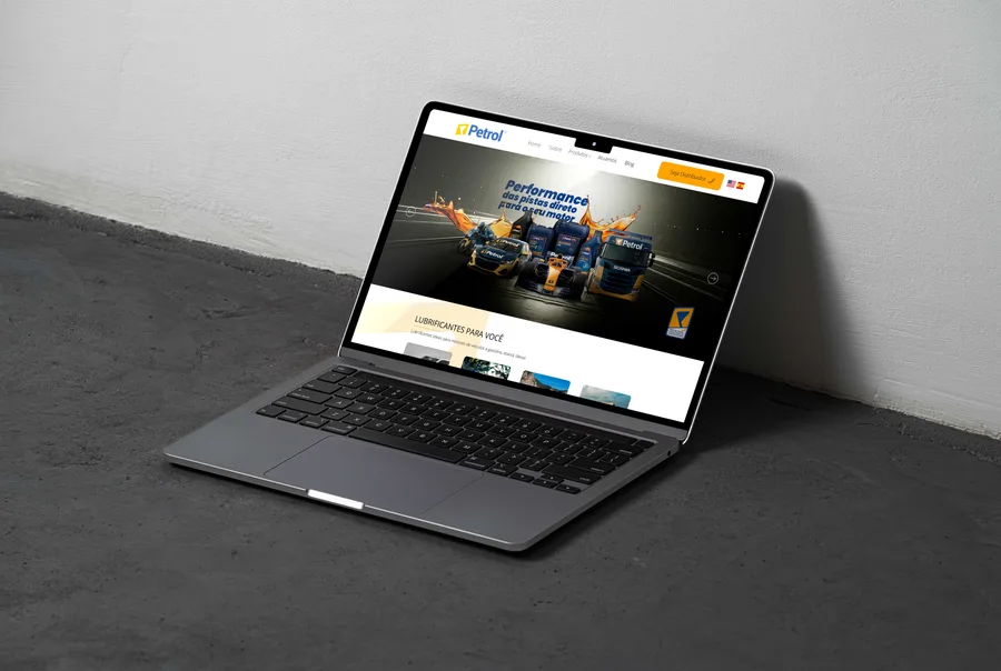 Petrol Lubricants, Web Design