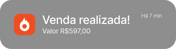 Venda realizada — R$ 597,00